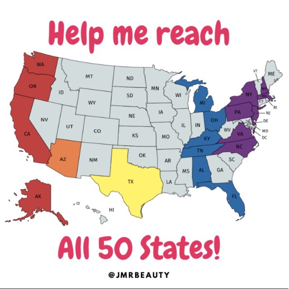 Help me reach all 50 States!
